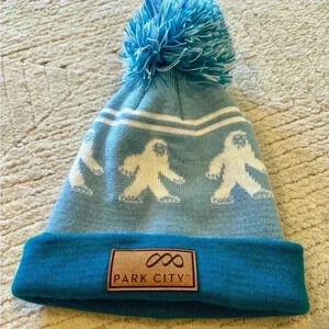 Beanie With Pom Pom Park City
